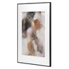 Echoes of Painted Canyons Framed Abstract Watercolor